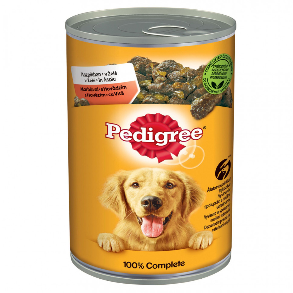 A Pedigree konzerv marhahússal kényezteti felnőtt kedvenced. Ínycsiklandó, tápláló falatok, melyeknek egyetlen kutya sem tud ellenállni. 